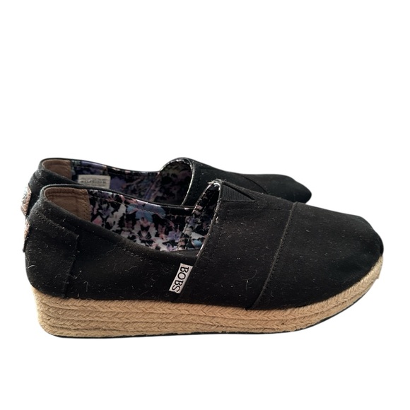 Skechers Black Canvas Slip-ons - Picture 2 of 4